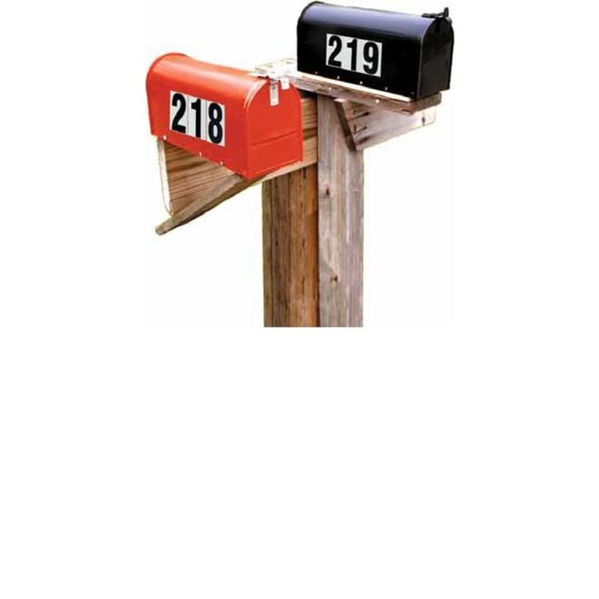 Hillman 5-in #3 Reflective Mylar Numbers