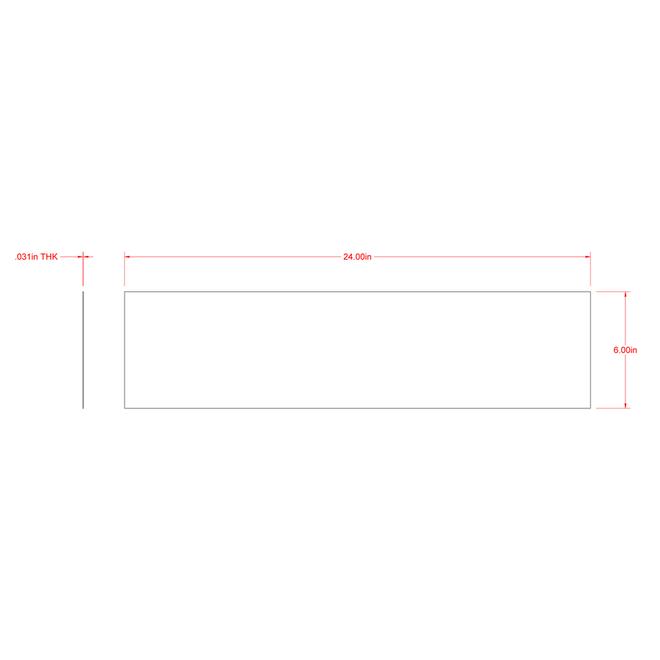 Hillman 6-in W x 24-in L Plain Cold Rolled Steel Weldable Solid Sheet Metal
