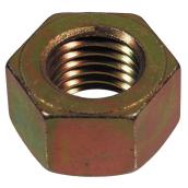 Écrous hexagonaux Hillman 1/4" 20 en zinc jaune standard SAE 4/pqt