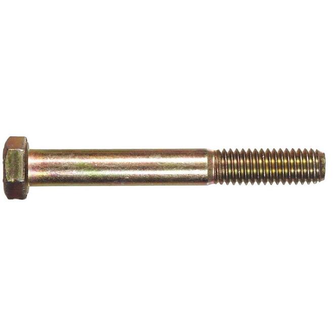 Hillman 5/16-in-18 Yellow Zinc Hex-Head Standard SAE Cap Bolt