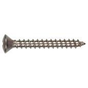 Hillman #14 Stainless Steel Oval-Head Phillips Sheet Metal Screw 5-Pack