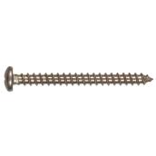 Hillman #8 Stainless Steel Pan-Head Phillips Standard SAE Sheet Metal Screw 5-Pack