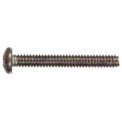 Hillman #4 0.75-in Pan-Head Stainless Steel Slotted-Drive Standard SAE Machine Screw 5-pack