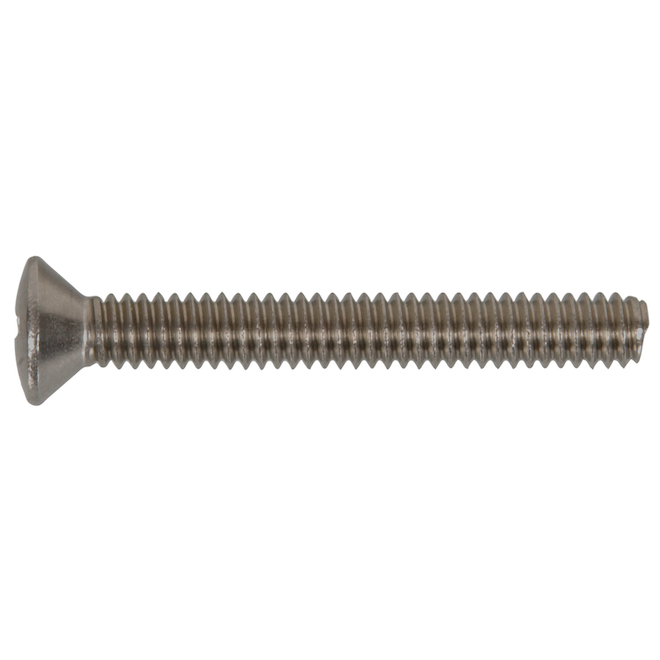 Hillman #6 1.5-in Oval-Head Stainless Steel Phillips-Drive Standard SAE Machine Screw 5-pack