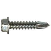 Hillman #12 3/4-in Stainless Steel Self-Drilling Sheet Metal Screw 5-Pack