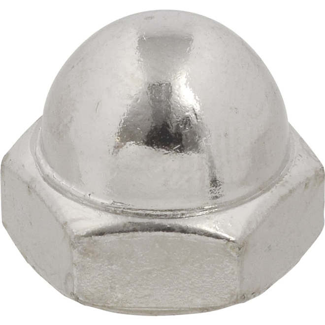 Hillman 1/4-in-20 Nickel Standard SAE Cap Nuts