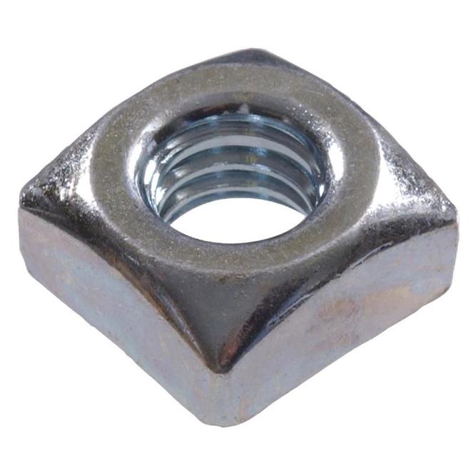 Hillman 1/4-in-20 Zinc Plated Standard SAE Square Nuts 4-pack