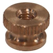 Hillman #10-32 Brass Standard SAE Cap Nuts 2-pack