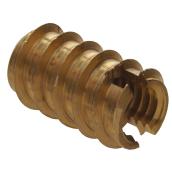 Hillman #8-32 Brass Standard SAE Wood Insert Lock Nuts 2-pack