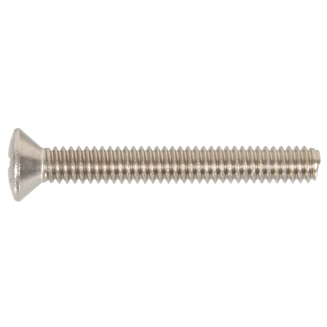 Hillman 4 x 16-mm Zinc-Plated Oval-Head Phillips Metric (MM) Machine Screw 2-pack