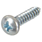 Hillman #8 x 3/4-in Chrome Pan-Head Phillips Standard SAE Machine Screw 2-pack