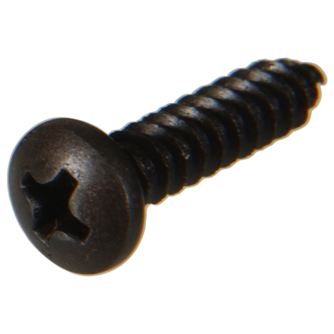 Hillman #8 x 3/4-in Black Pan-Head Phillips Standard SAE Machine Screw 2-pack