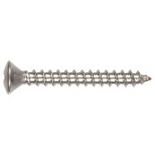 Hillman #6 x 1 1/4-in Zinc-Plated Oval-Head Phillips Mirror Clip Screw