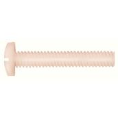 Hillman #14-20 Nylon Binder-Head Slotted Standard SAE Machine Screw 2-Pack