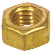 Hillman #10 Brass Standard SAE Hex Nut 4-Pack