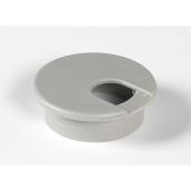 Hillman 2-in Gray/Silver Plastic Desk Grommet