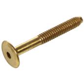 Hillman #14 Antique Bronze Flat-Head Allen Binding Post Screw 4-pack