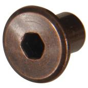 Écrous de raccord SAE bronze 1/4 po 20 pas Hillman 4/pqt