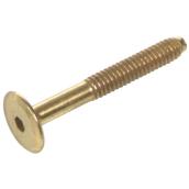 Hillman #14 Brass Flat-Head Allen Binding Post Screw 4-Pack