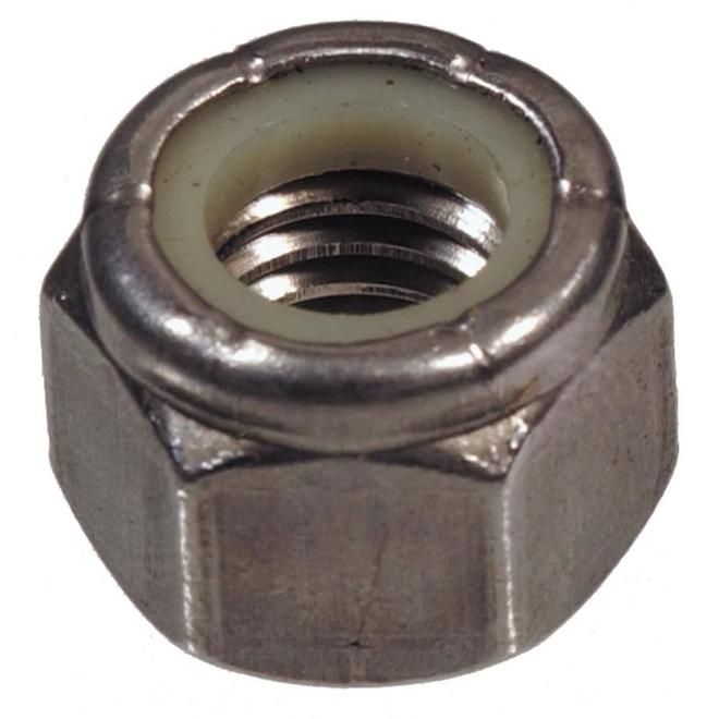 1500 Pieces #6-32 Nyloc Hex Machine Nuts – Zinc Plated Steel Nylock Nuts – Lexar Industrial
