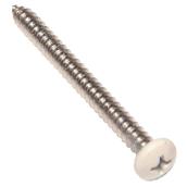 Hillman #8 Stainless Steel Pan-Head Phillips Standard SAE Sheet Metal Screw 4-pack