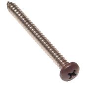 Hillman #8 Stainless Steel Pan-Head Phillips Standard SAE Sheet Metal Screw 4-pack