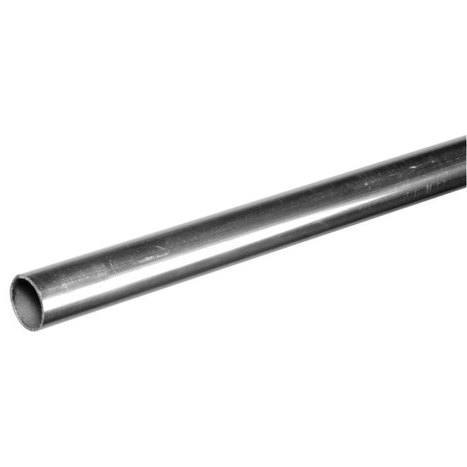 Hillman 1/2-in dia x 3-ft L Mill Finished Aluminum Round Tube