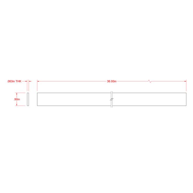 Hillman Aluminum Flat Bar