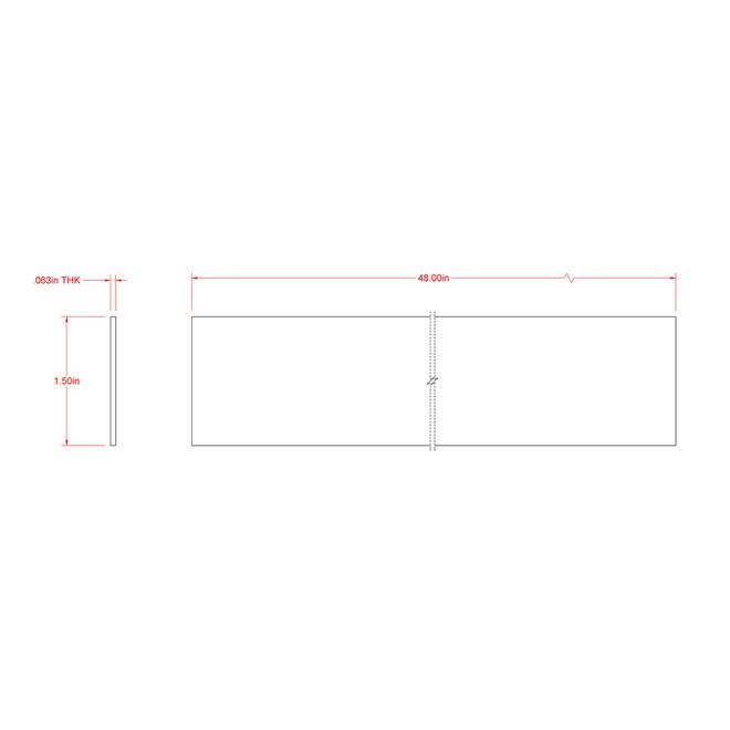 Hillman Aluminum Flat Bar