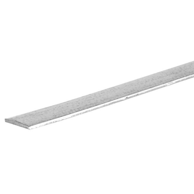 Hillman 4-ft x 3/4-in Plated Steel Metal Flat Bar