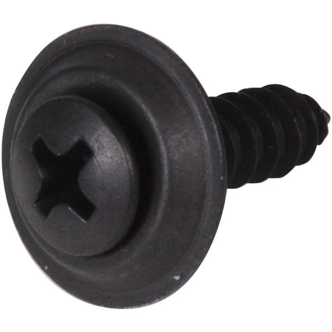 Hillman #10 x 1 1/4-in Black Oval-Head Phillips Wood Screw