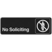 Hillman 3-in x 9-in Soliciting Sign