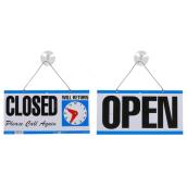 Hillman 5-3/4-in x 11-1/4-in Open/Closed 2-Sided Sign