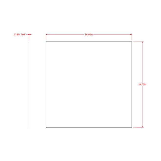 Hillman 24-in W x 24-in L Hot Dipped Galvanized Steel Solid Sheet Metal