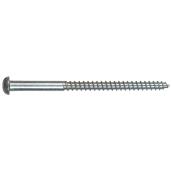 Hillman #8 Zinc-Plated Round-Head Square Wood Screws 6-Pack