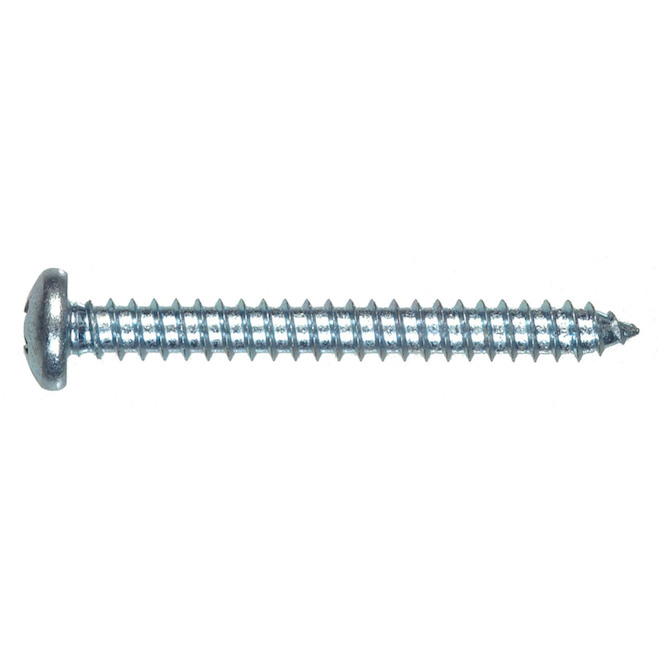 Hillman #6 Zinc-Plated Pan-Head Square Standard SAE Sheet Metal Screws 16-Pack