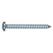 Hillman #4 Zinc-Plated Pan-Head Square Standard SAE Self-Drilling Sheet Metal Screws 100-pack