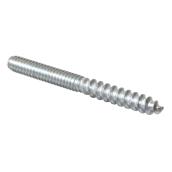 Hillman 1/4-in x 3-in Zinc-Plated Hanger Bolt 2-pack