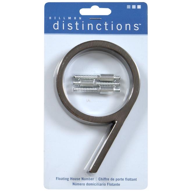 Hillman 5in Ribbon ElevatedMount House Number 843229 RONA