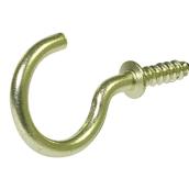 Hillman 4-Pack Brass Plated Cup Hook 4-Pack