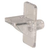 Hillman 4-CT 1/4-in Clear Plastic Square Shelf Pins N6/7