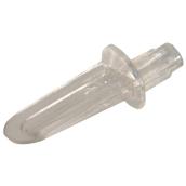 Hillman 1/4-in Clear Plastic Round Shelf Pins 4-Pack