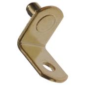 Hillman 4-CT 1/4-in Brass Half Round Shelf Pins N2/5/8