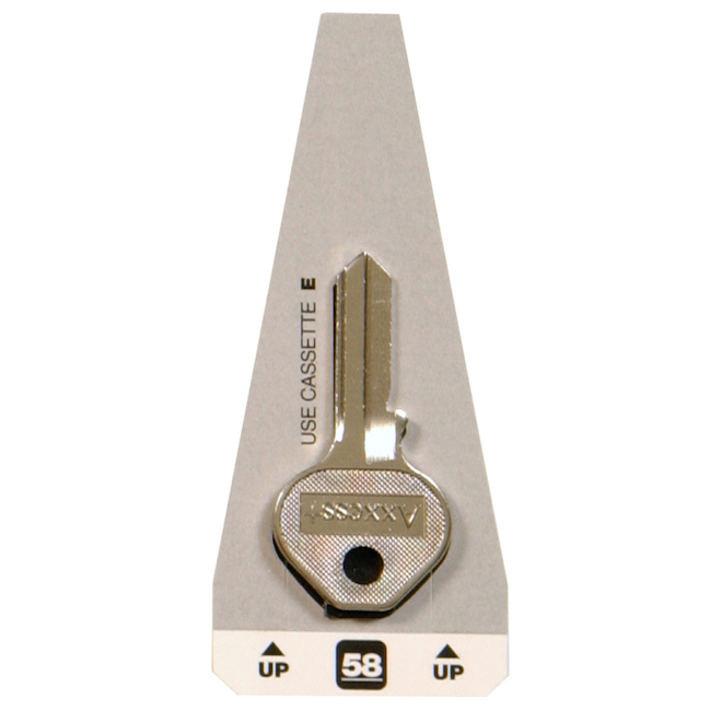 Hillman no 58 u Clé de cadenas principale vierge