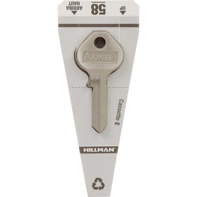 Hillman no 58 u Clé de cadenas principale vierge
