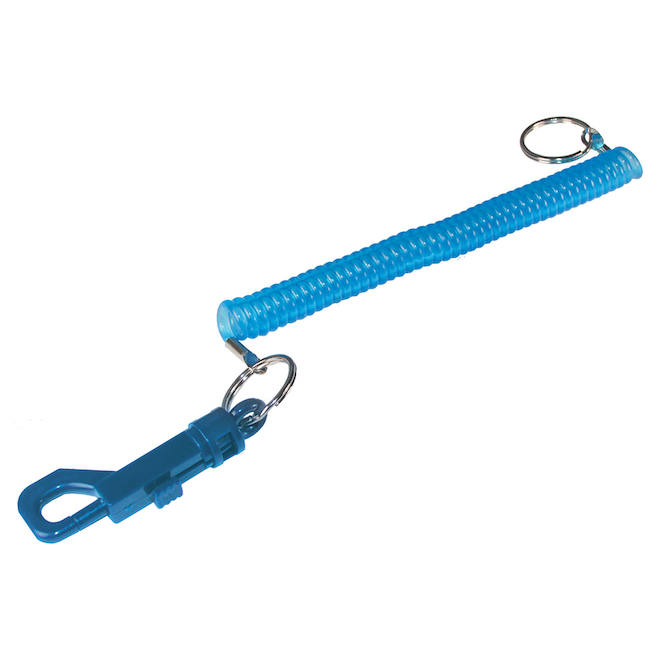 Hillman Joggers Coil Key Ring with Snap
