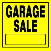 Hillman 11-in x 11-in Garage Sale Sign