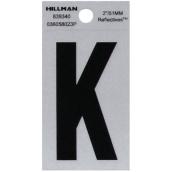 Hillman 2-in Reflective Black House Letter