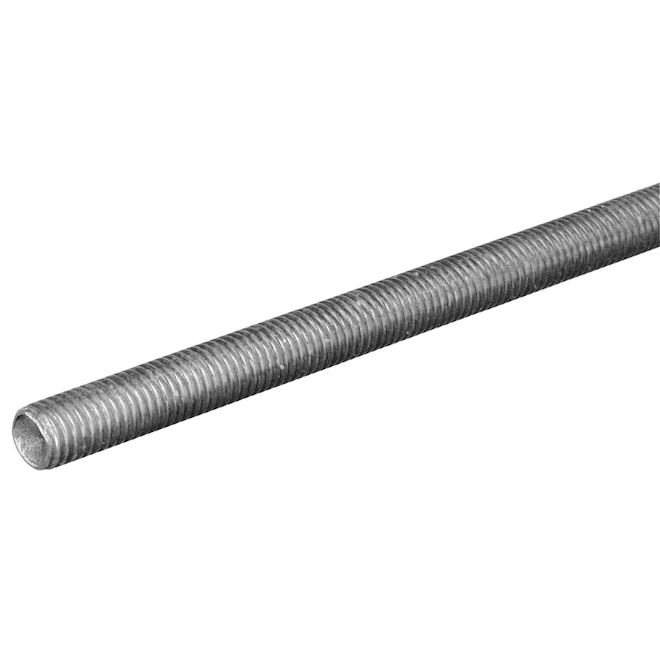 Hillman 1/4-in dia x 1-ft L Coarse Steel Threaded Rod