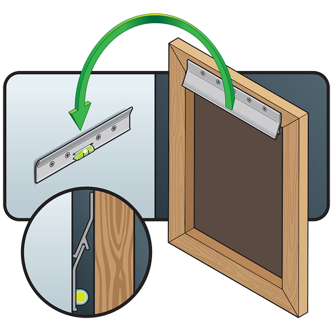 Hillman 18-in Hangman Picture Hanging System